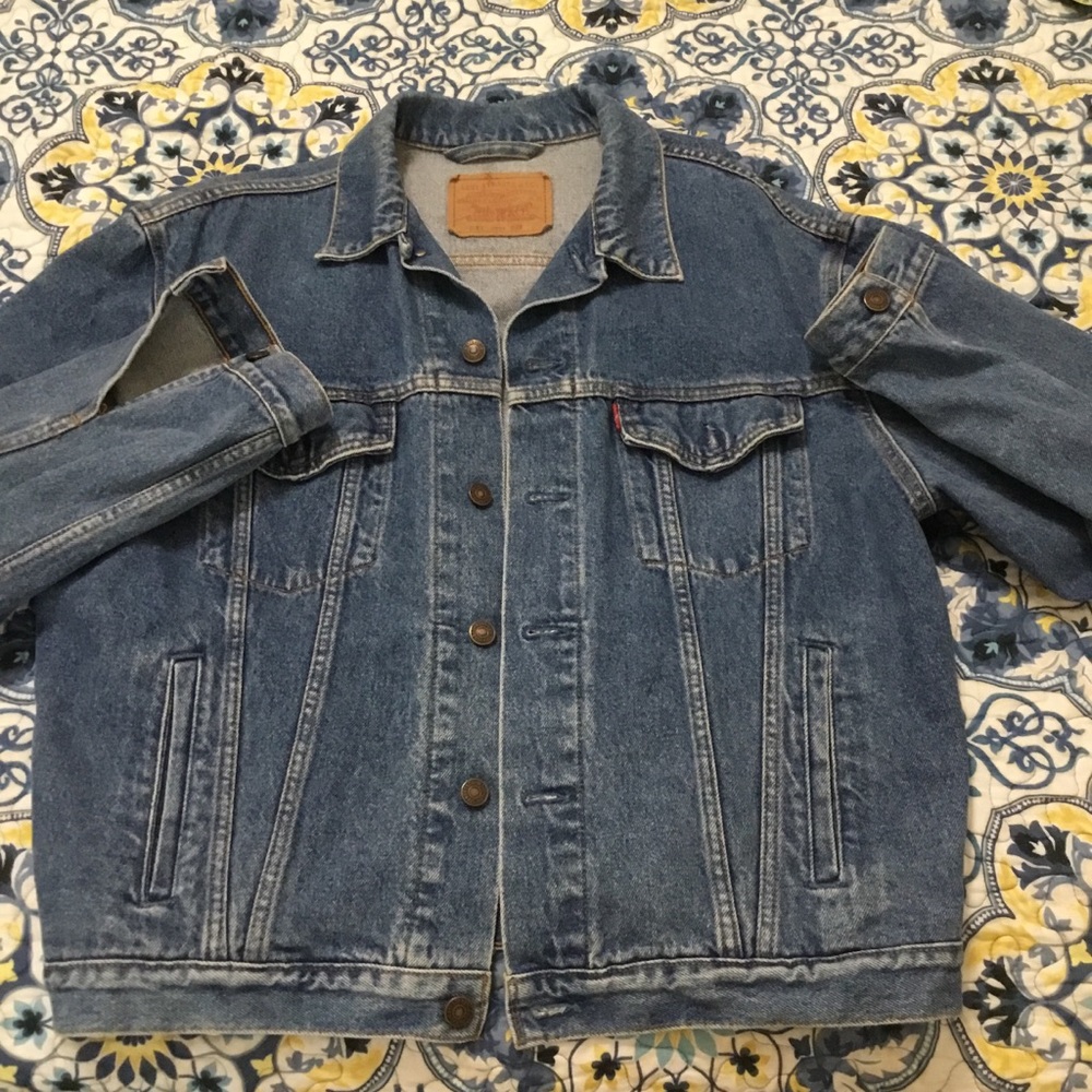 Vintage LEVI’S STRAUSS 70503 Red Tab XX Denim Jeans Jacket Original Riveted